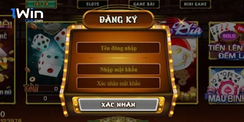 Đăng ký 1Winclub - Hướng dẫn cách truy cập cổng game 2 Cung cấp thông tin chính xác là yêu cầu bắt buộc khi tạo tài khoản